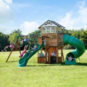 Outdoor Living Bristol Point Cedar Swing Set/Playset(Assembled)