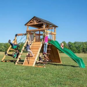 Outdoor Living Endeavor Cedar Swing Set