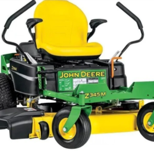 John Deere Z345M 42-Inch 22 HP Gas Dual Hydrostatic Zero-Turn Riding Mower Bagger Included