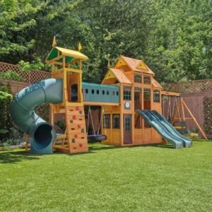 Kidkraft Kids Bear Cave Lodge Swing Set / Playset