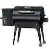 456 sq. in. Wood Pellet Grill and Smoker BBQ with PID Auto Temperature Control, Folding Legs for Patio or RV in Black - Image 8