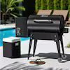 456 sq. in. Wood Pellet Grill and Smoker BBQ with PID Auto Temperature Control, Folding Legs for Patio or RV in Black - Image 2