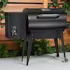 456 sq. in. Wood Pellet Grill and Smoker BBQ with PID Auto Temperature Control, Folding Legs for Patio or RV in Black - Image 6
