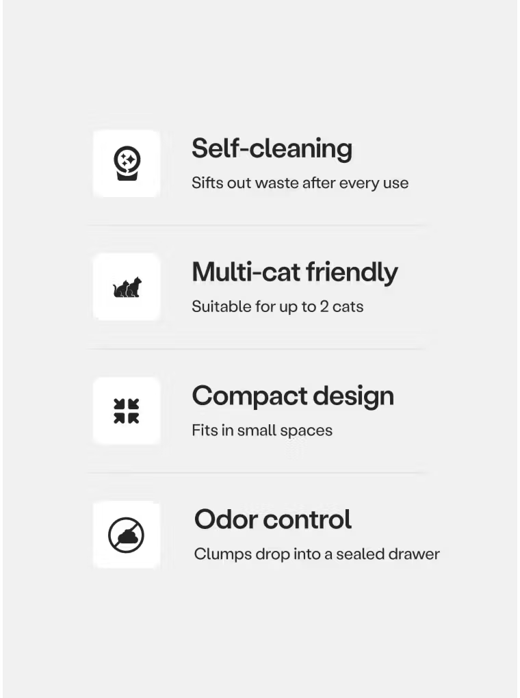 Smart Self-Cleaning Automatic Cat Litter Box with App - Image 7