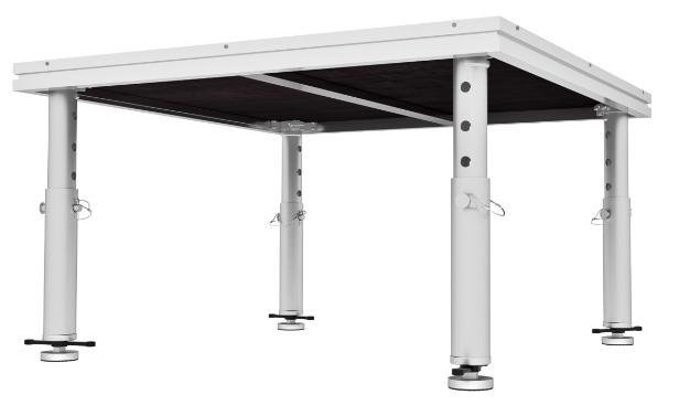 ProX XSU-4X4 StageOne 4' ft Portable Stage with Telescoping Legs Platform - Image 2