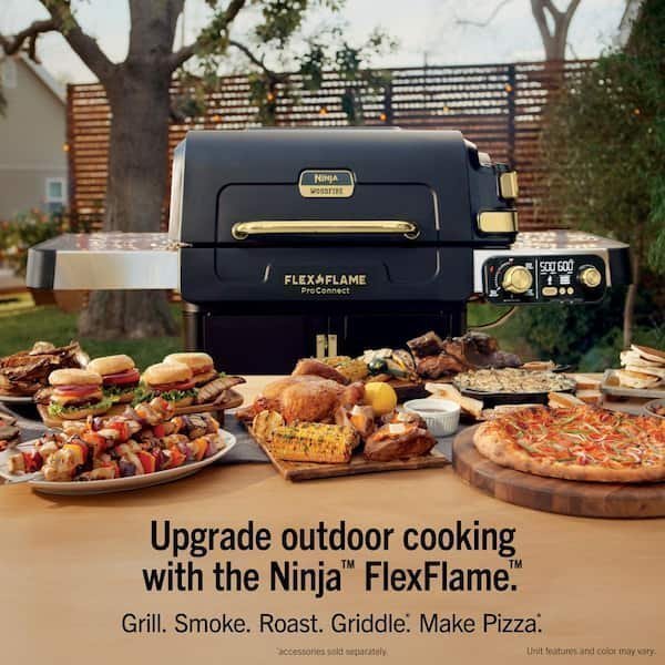 Ninja FlexFlame Grill and Smoker with ProConnect - Image 4
