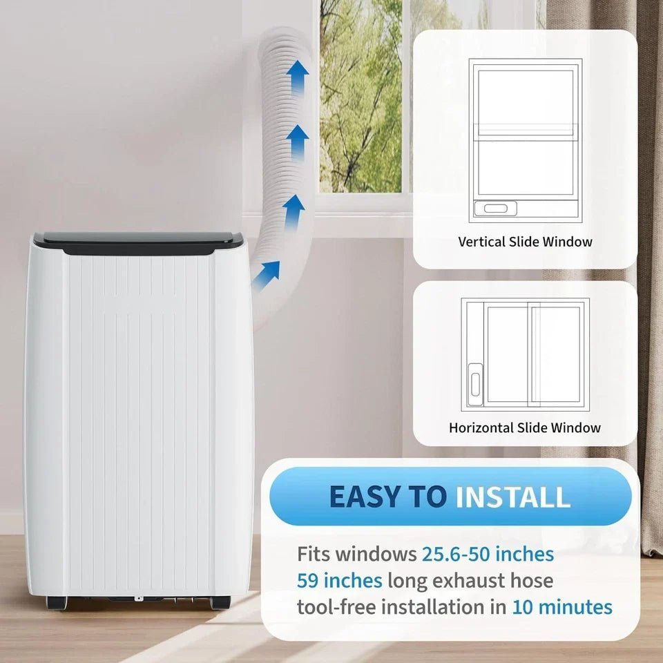 14000 BTU Portable Air Conditioner 5-in-1 Floor AC - Image 4