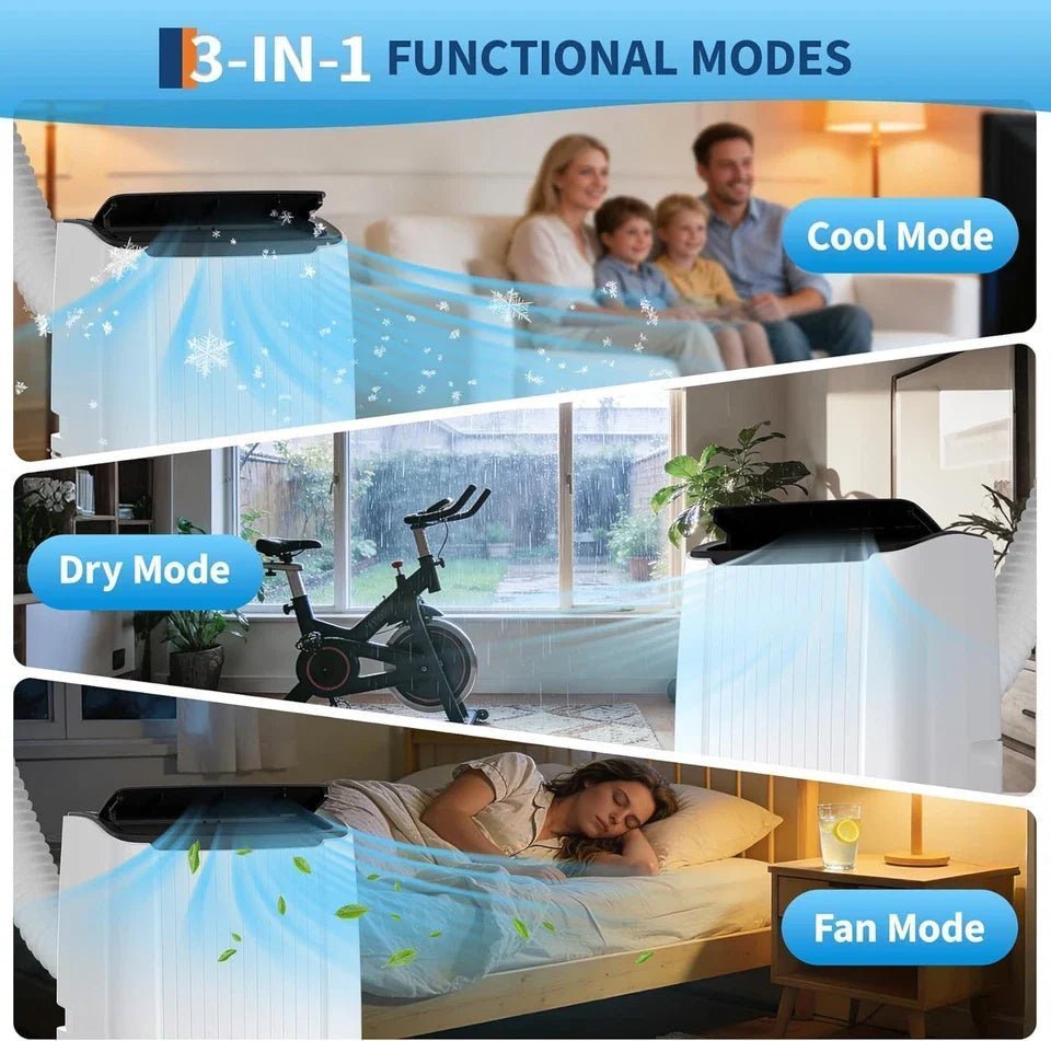 14000 BTU Portable Air Conditioner 5-in-1 Floor AC - Image 3