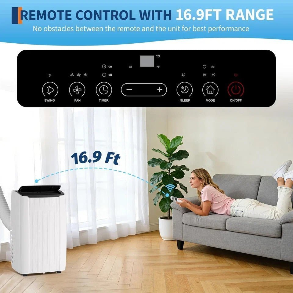 14000 BTU Portable Air Conditioner 5-in-1 Floor AC - Image 2