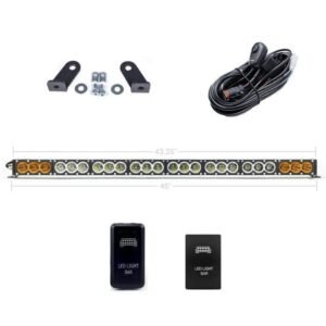 Dual Function Light Bar Sherpa Roof Rack Mounting Bracket Kit INCLUDE Dual Function LED Light Bar / Wire Harness and Dual Function Switch