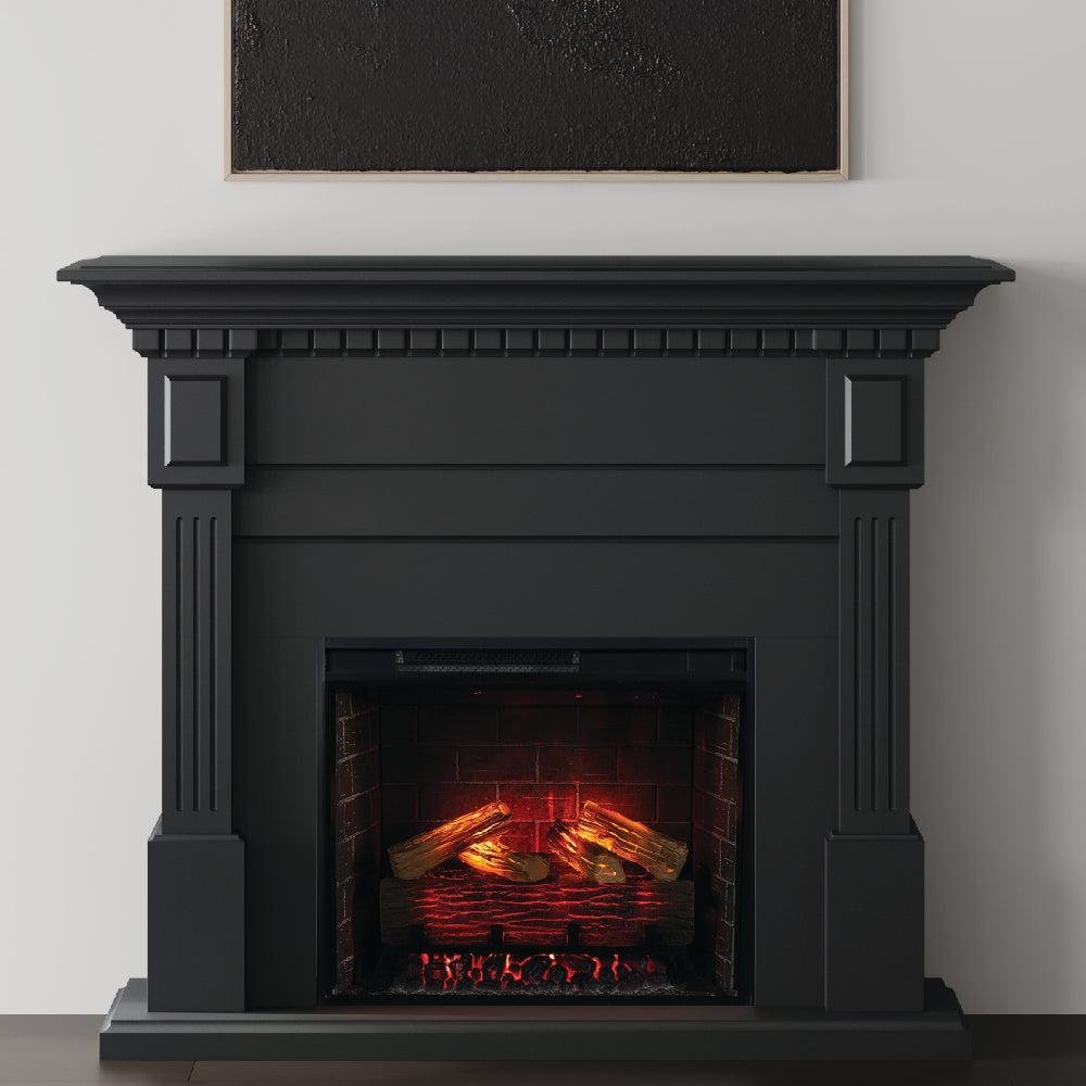 Modern Ember Augustine 55-in Electric Fireplace Mantel Package - Image 3