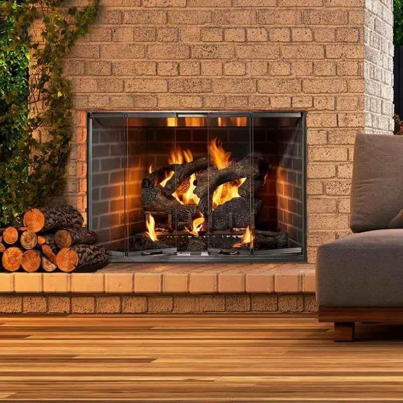 Majestic Cottagewood 42" Traditional Outdoor Wood Burning Fireplace - Image 3