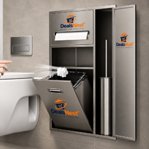 DealsNest Stainless Steel Recessed Wall Niche